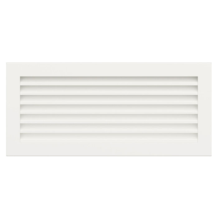 Fireplace ventilation grille SAVEN Hide 17x37 white