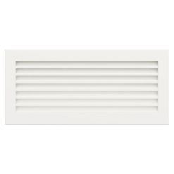 Fireplace ventilation grille SAVEN Hide 17x37 white