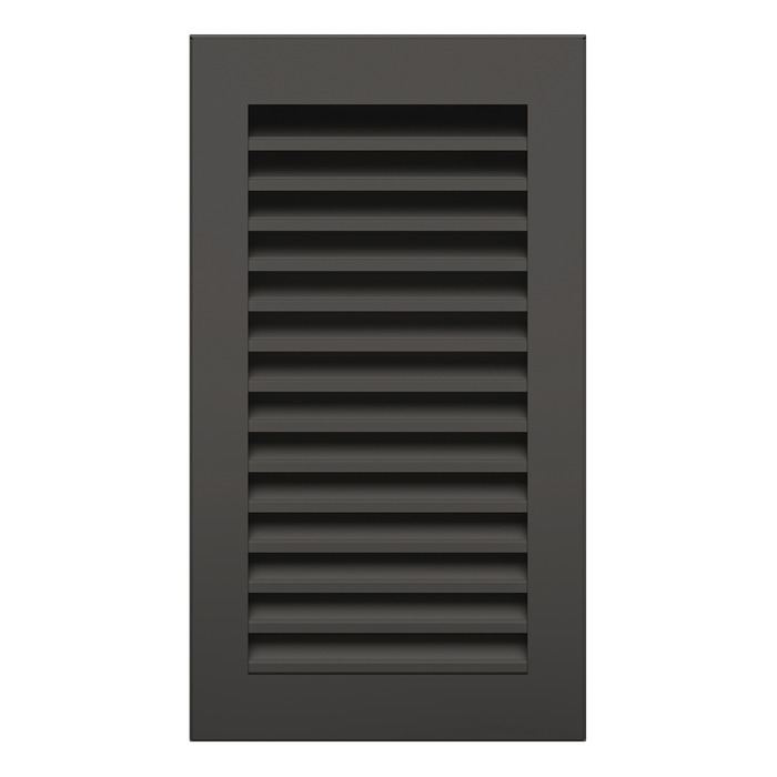 Fireplace ventilation grille SAVEN Hide Vertical 30x17 black