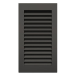 Fireplace ventilation grille SAVEN Hide Vertical 30x17 black