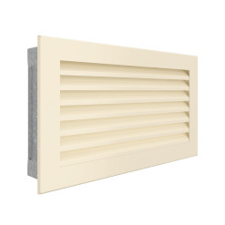 Fireplace ventilation grille SAVEN Hide 17x30 cream. Photo 2