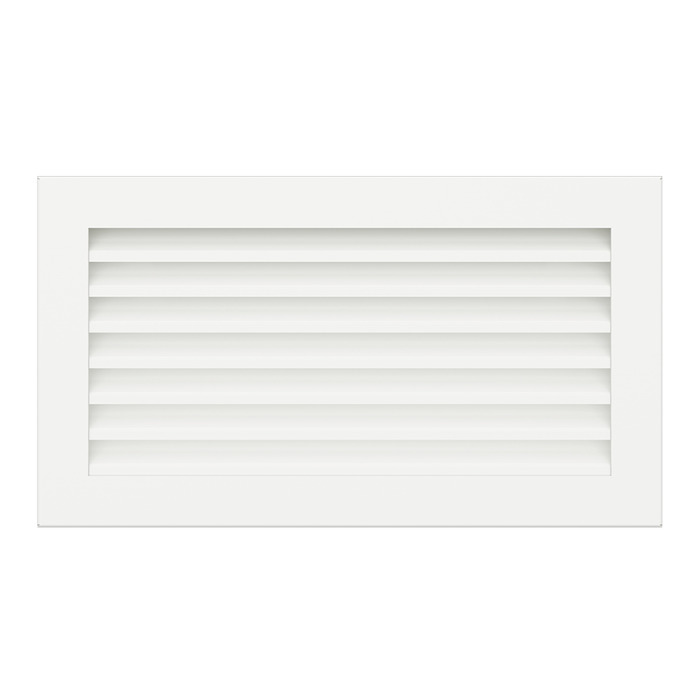 Fireplace ventilation grille SAVEN Hide 17x30 white
