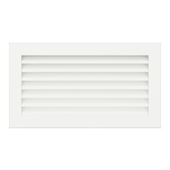 Fireplace ventilation grille SAVEN Hide 17x30 white