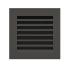 Fireplace ventilation grille SAVEN Hide 17x17 black