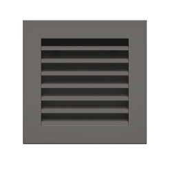 Fireplace ventilation grille SAVEN Hide 17x17 graphite