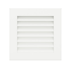 Fireplace ventilation grille SAVEN Hide 17x17 white