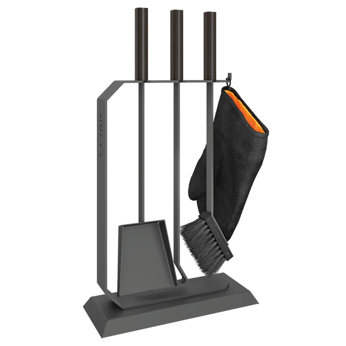 Zestaw kominkowy SAVEN Set 6 L black. Zdjęcia 5