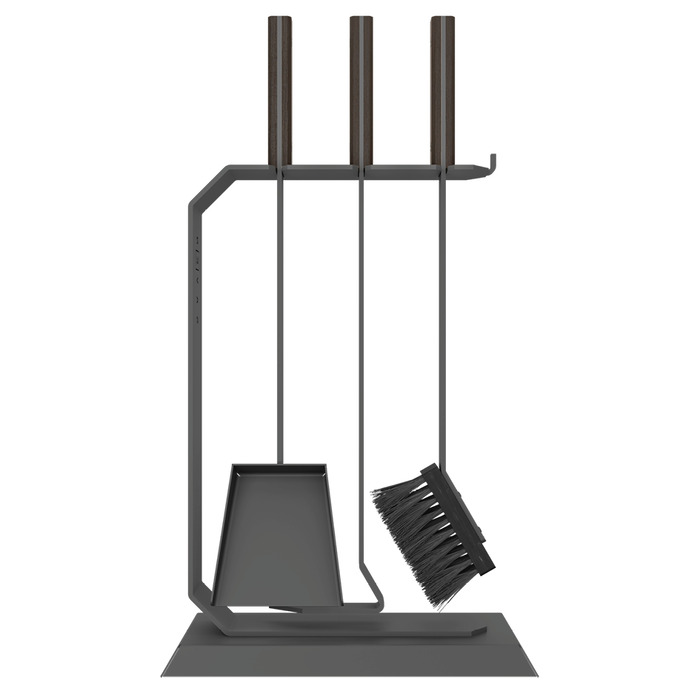 Zestaw kominkowy SAVEN Set 6 L black