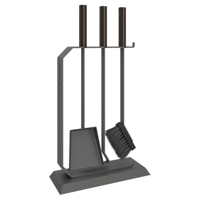 Zestaw kominkowy SAVEN Set 6 L black. Zdjęcia 3
