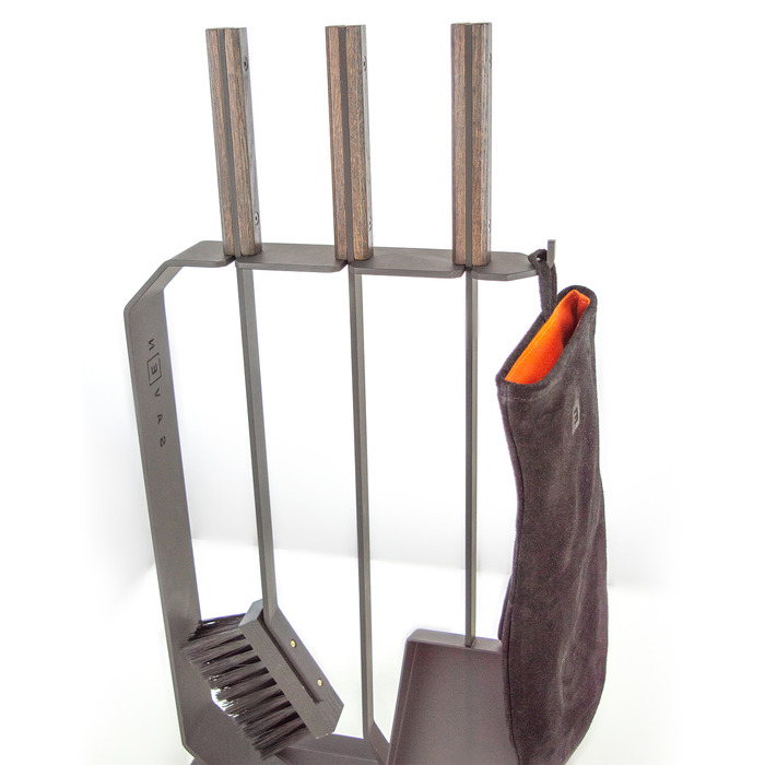 Zestaw kominkowy SAVEN Set 6 L black. Zdjęcia 8