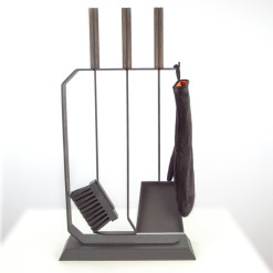 Zestaw kominkowy SAVEN Set 6 L black. Zdjęcia 6