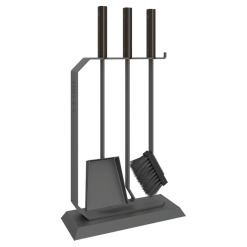 Zestaw kominkowy SAVEN Set 6 L black. Zdjęcia 3