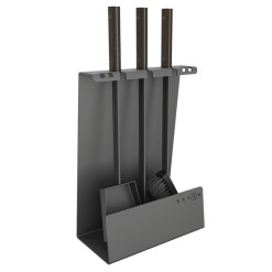Zestaw kominkowy SAVEN Set 4 L black. Zdjęcia 3