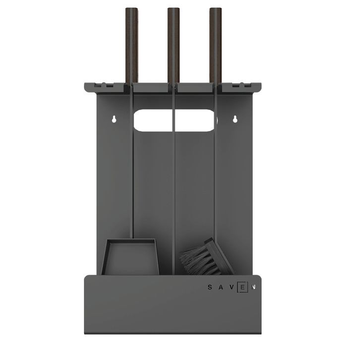 Zestaw kominkowy SAVEN Set 3 L black
