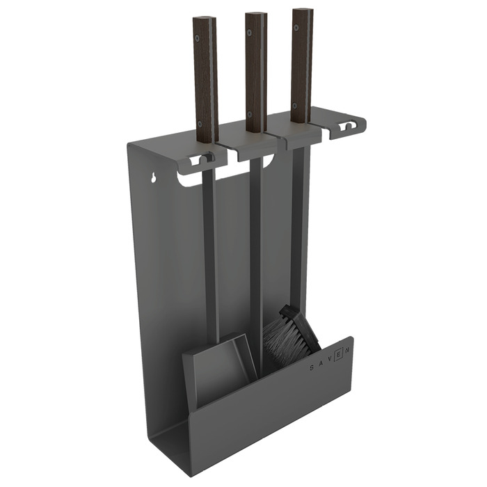 Zestaw kominkowy SAVEN Set 3 L black. Zdjęcia 3