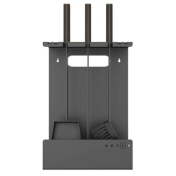 Zestaw kominkowy SAVEN Set 3 L black