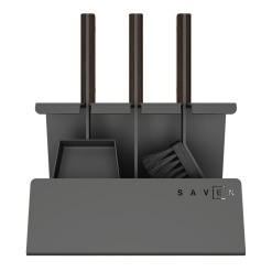 Zestaw kominkowy SAVEN Set 2 S black
