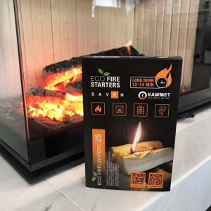 Rozpałka do pieców, grillów, kominków SAVEN (25 rozpałek EKO). Zdjęcia 2