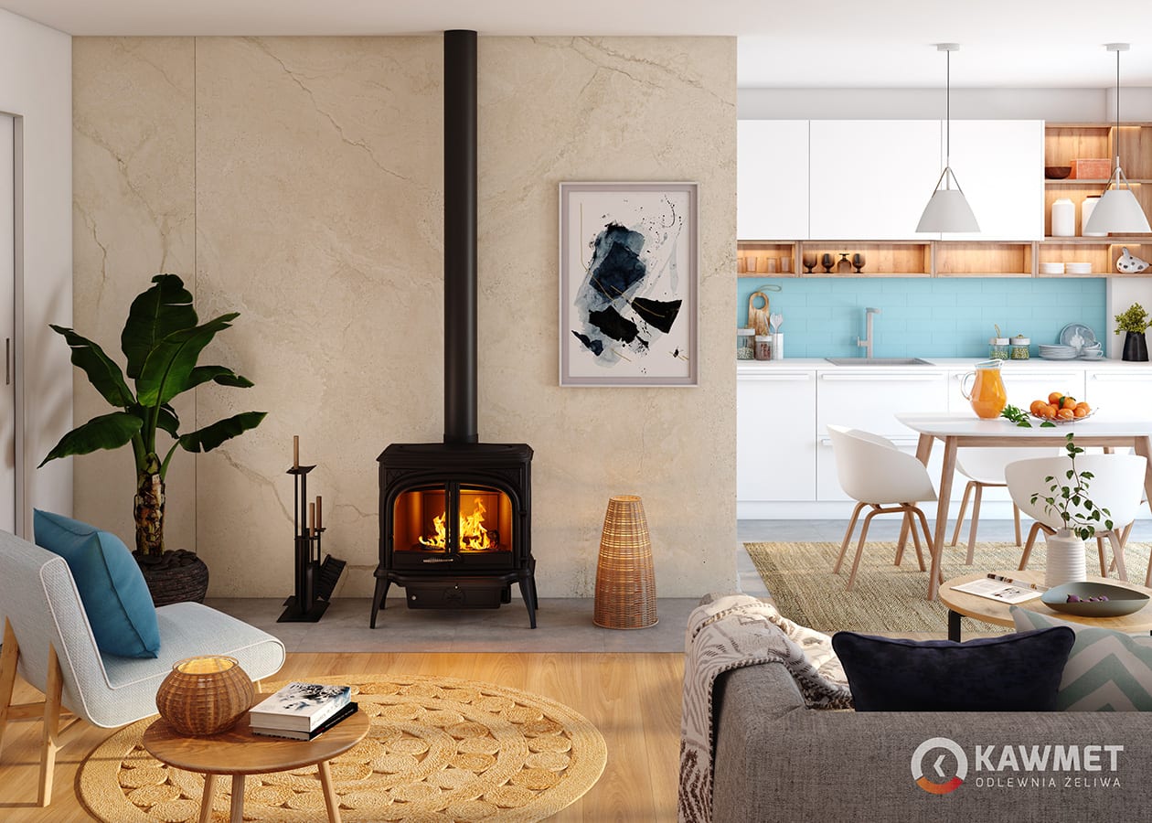 Stove KAWMET Premium HELIOS S8 ECO