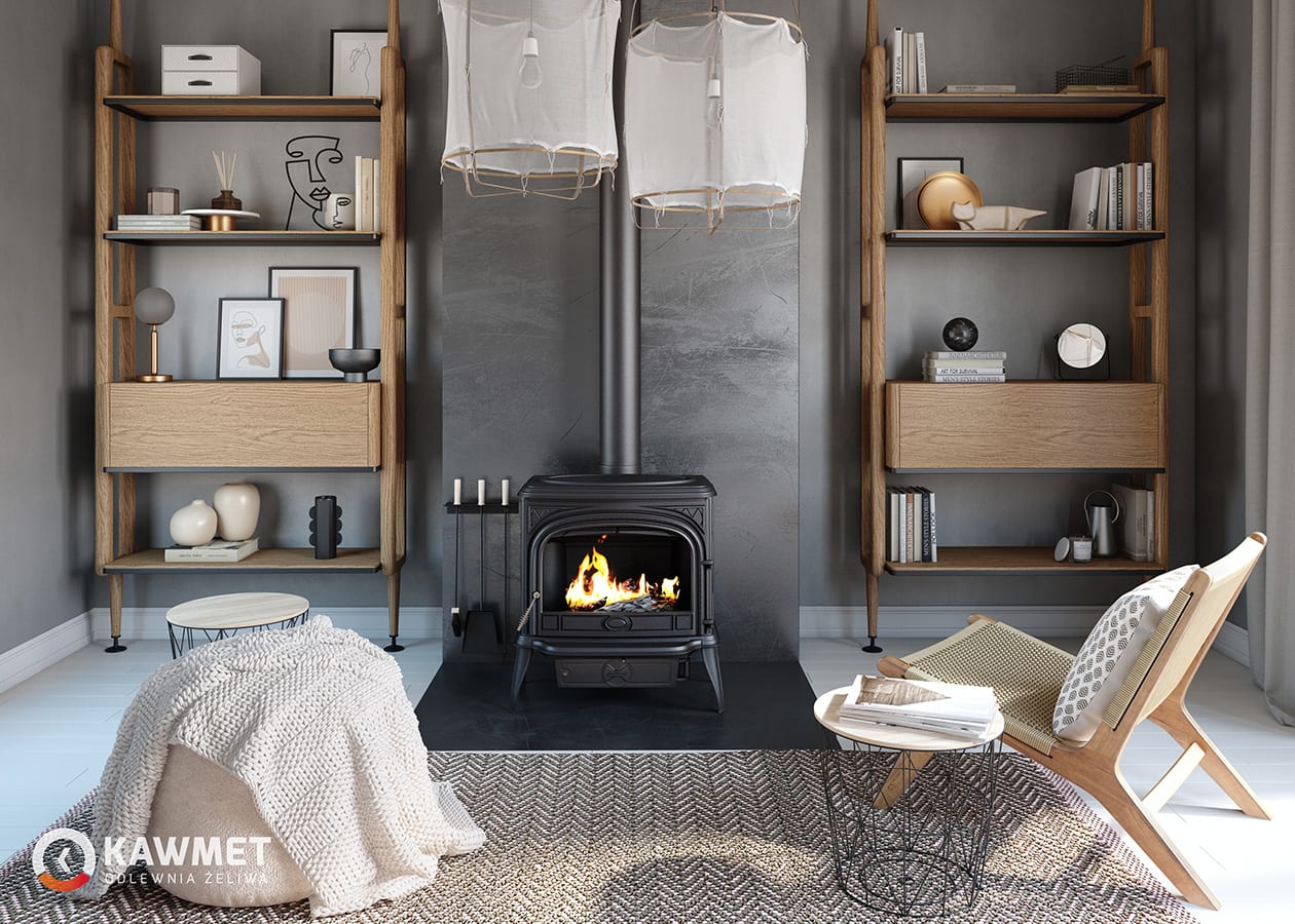 Stove KAWMET Premium SPHINX S6 ECO