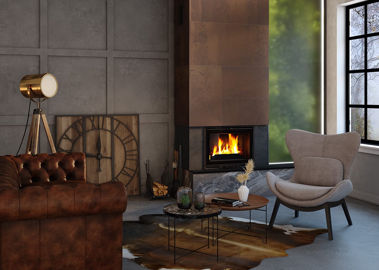 Fireplace insert KAWMET Premium SIREN F24