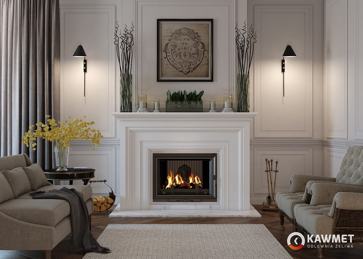 Fireplace insert KAWMET W8 (17,5 kW) EСO