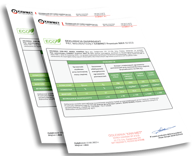 Ecodesign declaration